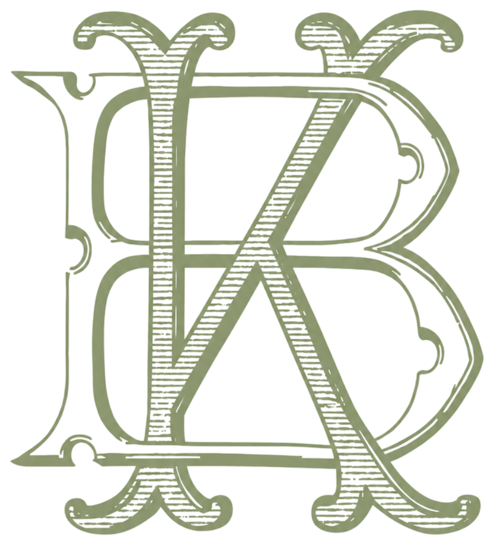 K & B monogram