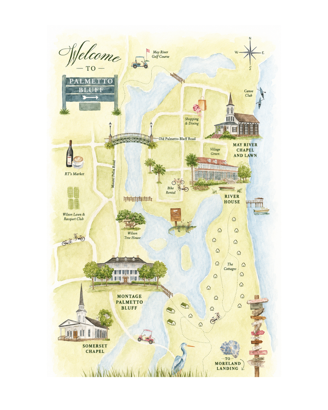 Map of Palmetto Bluff