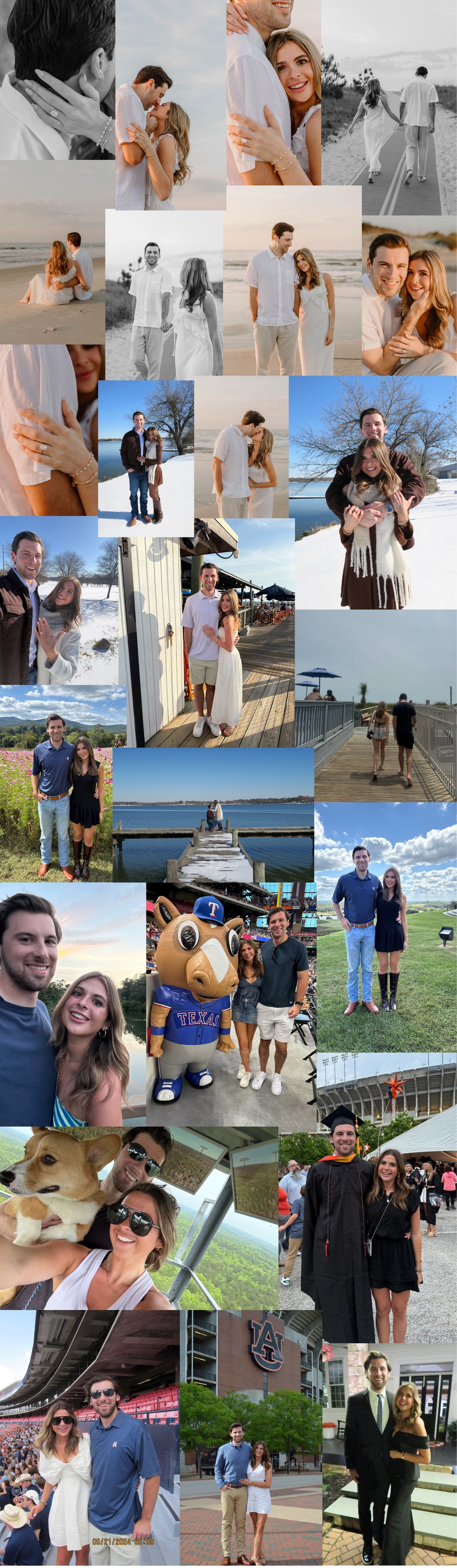 Bryce and Kayleigh photo gallery collage